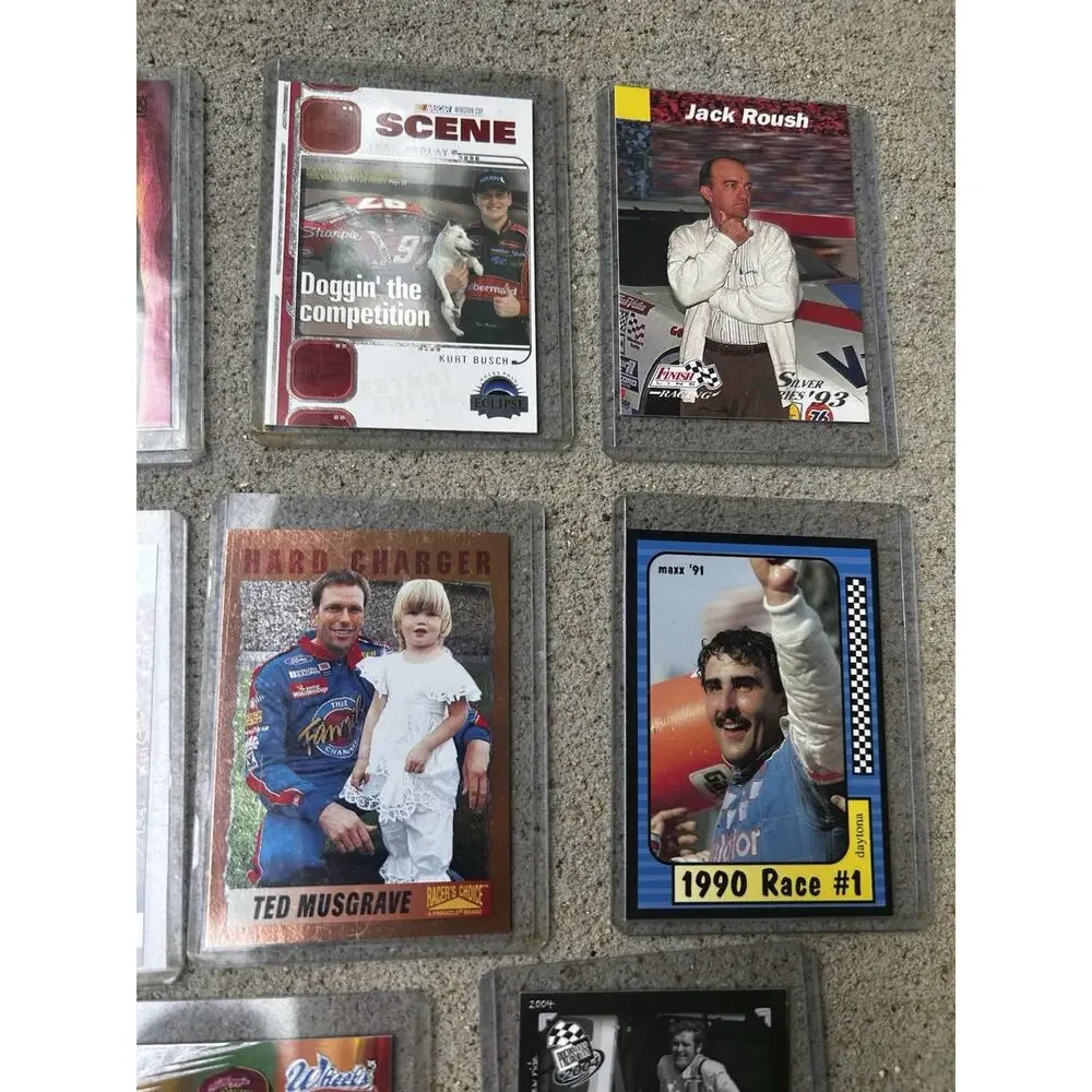 NASCAR Trading Cards‎ Lot Of 8